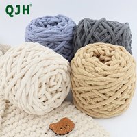 QJH (95g/3.5oz-50m/54 Yards) x 6PCS Chunky Baby Blanket Yarn - Super Soft Big Jumbo Blanket Yarn Knitting/Crochet