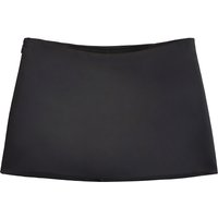 Summer Black Mini Skirts Women Elegant Sliky Satin Skirt Low Rise Zipper Summer Bodycon Short Skirt With Shorts Party Outfits