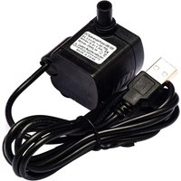 DC 3.5Vā9V 3W USB Solar-Powered Mini Submersible Pump 200 L/H Aquarium Fish Tank Fountain Pond Pump 8mm Outlet