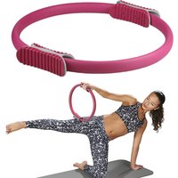 Yoga Ring Doppel Griff Pilates Ring Tragbare Fitness Körper Ring Frauen Mädchen Workout Übung Kreis Widerstand Elastizität Kreise