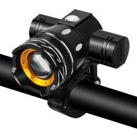 AliExpress DOMEN Bicycle Front Light T6 LED MTB Bike Headlight Adjustable Zoom USB Rechargeable Waterproof Cycling Flashlight Bike Accessories