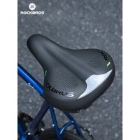 AliExpress ROCKBROS Bicycle Airbag Seat Cushion Double Shock Absorption Hardness-adjustable Seat Saddle Non-slip Surface Comfortable Saddle