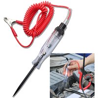 6V-24V Car Circuit Tester Premium Test Light Probe Pen Light Bulb Diagnostic Tool For Checking Circuits Fuses