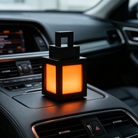 Pixel Style Car Ornament 16 Colors RGB Remote Control DIY Atmosphere Light Interior Decorative Night Light For Car Home