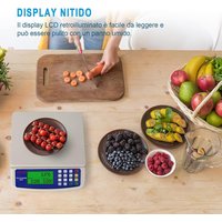 30KG /1G Precision LCD Digital Scale Electronic Balance Weight Scale Plastic Weight Scale Accuracy Weight Balance Food Scales