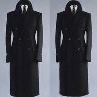 Winter Overcoat Woolen Lapel Men Suit New Belt Comfortable Soft Fit Tailor-Made Business Groom Formal Occasions Size Customized