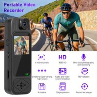 Sports HD1080P Mini Camera Camera Portable Digital Video Recorder Police BodyCam Infrared Night Vision Miniature Camcorder
