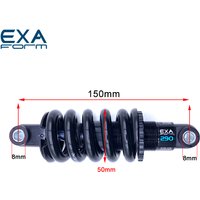 KS EXA Form 290 Bicycle Shock Absorber Rear Shocks 125 150 165 190mm for Downhill CX MTB Moutain Bike Electric Scooter 650LBS