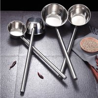 304 Food Grade Stainless Steel Ladle Multifunctional Can Be Used with Electric Furnace Water Ladle Long Handle Spoon Restaurant