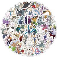 AliExpress FANLU 10/60PCS BEASTARS Cartoon Stickers Funny Anime Graffiti Suitcase Fridge Laptop Guitar Bike Skateboard Animation Decals Kids Toys