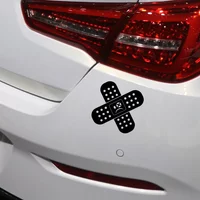 AliExpress NONE Car Sticker Funny Band Aid Car Window Decal Cross Band Aid Hurt Stickers Truck Motor Bicycle Tape Laptop Vehicle Decal Graphics