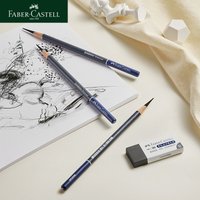 Faber Castell Professional Charcoal Pencils Drawing Set 5/12 Pieces Soft Medium and Hard Pencils for Drawing, Sketching Shading