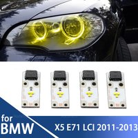 Lemon Yellow Daytime DRL Light Driving LED Angel Eye Maker Light Diode Board Chip for BMW X5 E70 LCI 2011 2012 2013 63117263051