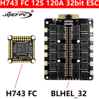 JIJIEFPV BLHEL_32 12S 120A 32bit ESC 30X30mm Ture BIG Current 12S 120A FPV ESC For 10inch 15inch 18inch FPV Racing Drone Frame
