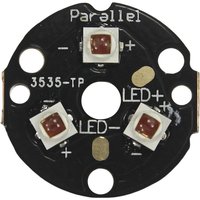 Triple XP-G3 Photo Red 670nm SMD 3535 LED on KDLitker 20mm DTP Copper MCPCB Parallel w Optics Hunting Light Flashlight DIY