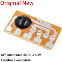 DIY Sound Module Christmas Song Music Voice Jingle Bells for Toy Sound Chip Loop Play DIY Toy Parts DC 3-4.5V