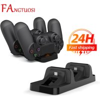 USB Dual Charge Dock For PS4 Controller Gaming Charging Stand Holder For Sony PlayStation 4 Wireless Gamepad Controle Charger