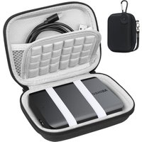 Hard Drive Carrying Case for Toshiba Canvio Basics/Canvio Flex/Advance/Gaming Portable External Hard Drive 1TB 2TB 3TB 4TB