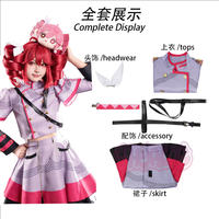 Kasane Teto Cosplay Costume Adult Women Anime Uniform Halloween Carnival Masquerade Party Outfit In Stock