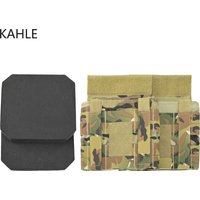 Tactical Ultralight Side Plate Pouch 6x6 Side Armor Carrier Pouch EVA Pad Sundry Bag for TMC AVS LV119 JPC Hunting Vest