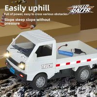 Children's Crane Light Music Remote Control Forklift Spray Function Simulation Engineering Vehicle 1:16 Durable RC Truck Gifts