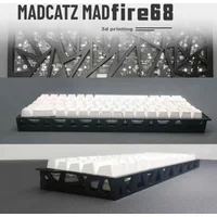 MiFuny Custom Skeleton/Cheese Mechanical Keyboard Shell 3d Printing Keyboards Case for MADCATZ MAD 60/68HE Keyboard Decoration