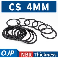 Thickness CS4mm Black NBR Nitrile Rubber O-rings Seals Gasket Washer temperature resistant wear-resistant oring