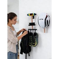 AliExpress NONE Cycling Gear Storage Wall Mounted Space Saving Storage Hanger Cycling Helmet Rack for Home Garage Indoor Living Room Apartment