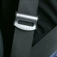 2PCS Adjustable Car Safety Belt Clips Slip-Resistant Seat Belt Buckle Simple Clamp Fixing Clip Car Styling Car Accessories