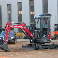 Farm 3.5 Ton Kubota Engine Crawler Excavator High-Quality Home Mini Digger 2.5 Ton Pilot Operation Mini Excavator Customized