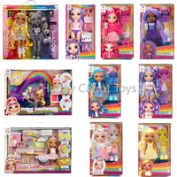 Original Rainbow High Littles Madison Twins 2 Shadow High Doll Magenta Sapphire Luna Fashion Dolls Magical Pet Figure Girl Toys