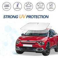 Windshield Sun Shade For Citroen C4 Sunshade Sun Visor Protector Foldable Blocks UV Rays Keep Your Car Cooler
