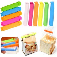 10/50Pcs Kitchen Storage Food Snack Seal Sealing Bag Clips Sealer Clamp Plastic Tool Kitchen Accessories Portable Bulk