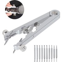 Watch Spring Bar Plier Tool Set with Durable 10 Tips Pins Spring Bar Tweezer Tool for Watch Wrist Bands Strap Removal Repair
