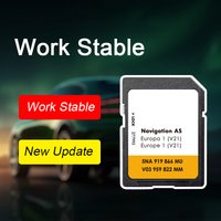 Newest V22 2025 for Volkswagen MIB2 Discover Media Map Sat Navi SD Card Europe with Anti Fog Reaview Stickers