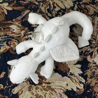 Feilong snow dragon/pink dragon/purple dragon pendant kawaii decor bag pendant