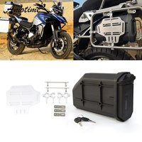 Motorcycle Toolbox For Benelli TRK702 TRK502X 2016-2020 2021 2022 TRK 702 502 X Aluminum Left Side Bracket Box Case Tool Box
