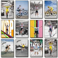 AliExpress Cycling World Champion Tadej Pogacar Posters Sports Prints Mathieu Van Der Poel Canvas Painting Wall Art Picture Home Room De