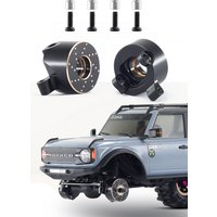 2pcs Brass Steering Knuckles for 1/30 Axial SCX30 Ford Bronco Wrangler K10 RC Crawler Car Upgrade Parts