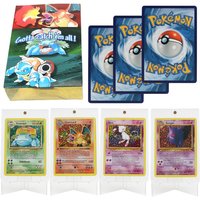 151Pcs/Box 1996 first generation Pokémon card rare Charizard Pikachu Mewtwo Blastoise Collecting card toys english version