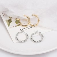 2Pcs Women's Fashionable and Simple Style Round Earrings, Suitable for Daily Wear and Attending Banquets, Suitable for Both Men and Women, the First Choice for Gift Giving