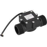 DC3‑24V YF‑DN32 G1-1/4in Industrial Flow Meter Pipe Water Flowmeter Counter Hall Sensor