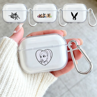 Singer Ariana Grande Earphone Cover Transparent Soft Earphone Protector Case for Airpods Pro 3 2 1 4 Ariana Grande Fans Gifts
