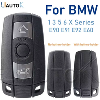 Remote Car Key Fob Shell Case Replacement For BMW 1 3 5 6 X Series For Smart Key Shell Blade Fob E90 E91 E92 E60 Remote Case