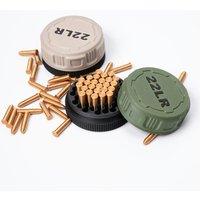 Mini Ammo Storage Box with Twist-on Lid (22LR Caliber) Compact, Durable, Portable, Large Capacity