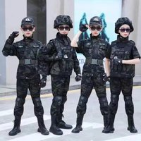 Nouvel uniforme de Combat des Forces spéciales pour enfants, nouvelle combinaison d'entraînement de Camouflage, costume de Camouflage aigle noir, costume de Performance