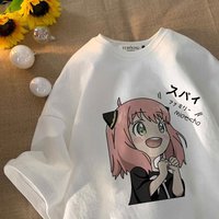 Cotton Summer Men's and Women's Casual Short Sleeves, "SPY × FAMILY", Comfortable Children's Home Clothing Short Sleeves