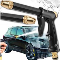 New Manual Metal Adjustable Garden Water Gun Hose Nozzle High Pressure Sprayer for Car Wash and Plant Watering Irrigation Tool
