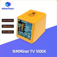 Minerfixes NM TV NerdMiner V2 ESP32 Solo Lottery Miner 1000KH/s Hash Rate Smart Touchscreen Clock Low Power 5V USB-C