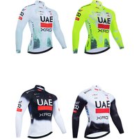 AliExpress EFAPEL New Winter 2026 Cycling Jersey UAE Team Bike Maillot Jacket Quick dry Ropa Ciclismo Summer Pro Bicycle Jersey Clothing